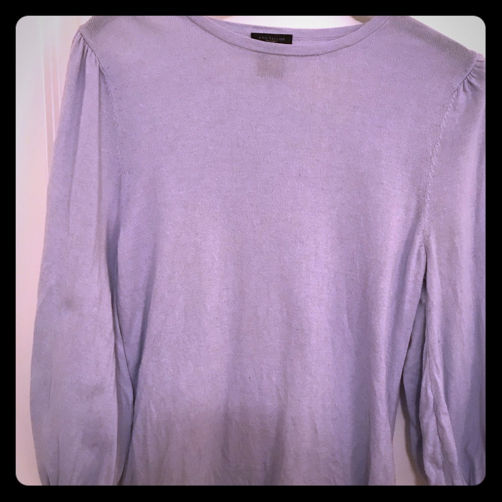 Ann Taylor Factory ballon-sleeve sweater